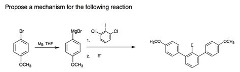 Solved Propose A Mechanism For The Following Reaction Br