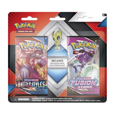 Pokémon Tcg 2 Booster Packs And Celebi Collectors Pin Pokémon Center