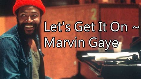 Music Lets Get It On Marvin Gaye Youtube