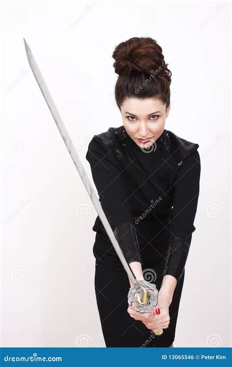 Sexy Woman With Sword Royalty Free Stock Image Image 13065546