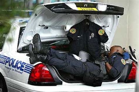 Cop Sleeping In Trunk Afrizap World