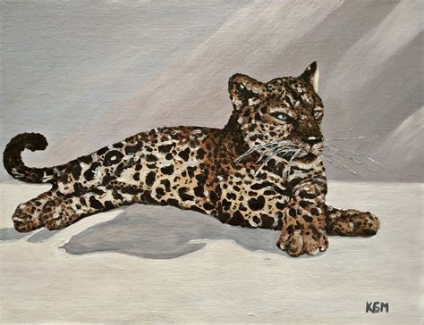 Painting Leopard Painting Leopard Animals