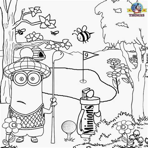 Grab your clubs and go for a ride on the golf cart. Kids Costume Minion Coloring Pages Banana Drawing Free ...