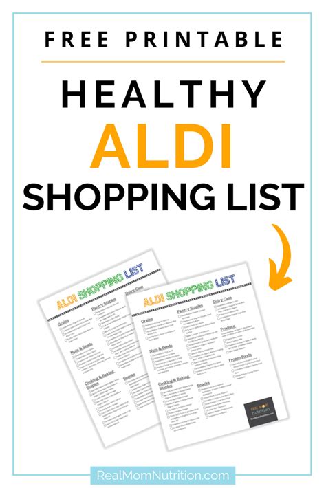 Heres A Healthy Grocery List For Aldi Made By A Dietitian Healthy