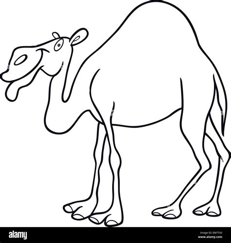 Dromedary Camel For Coloring Book Stock Vector Image And Art Alamy
