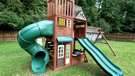 Cedar Summit Hilltop Playset By Kidkraft From Costco 15 Months Later
