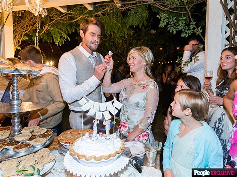 Fly Me To The Moon Actress Jennie Garth Marries David Abrams Wearing A