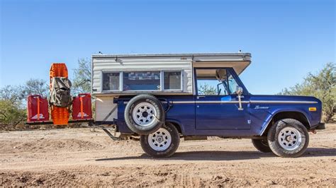 1976 Ford Bronco With A Four Wheel Campers Pop Up On Four Wheelers