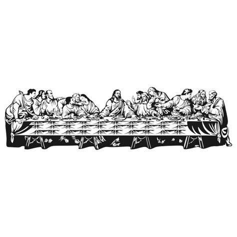 Last Supper Cuttable Design Png Dxf Svg And Eps File For Etsy Australia