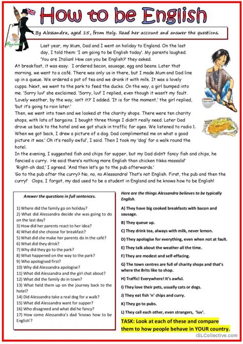 Reading Comprehension Writing Comprehension Esl Reading How To Be