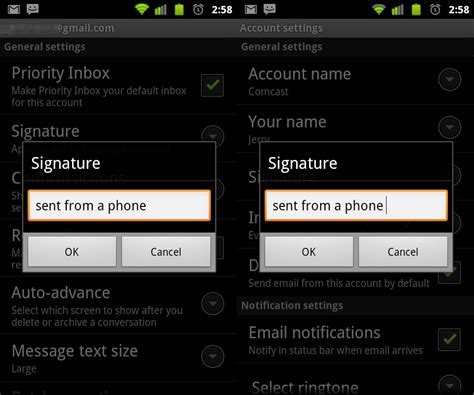 There are two main reasons for this. Android 101: How to set your e-mail signature | Android ...