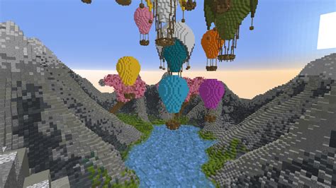 Hot Air Balloon Build Minecraft Map
