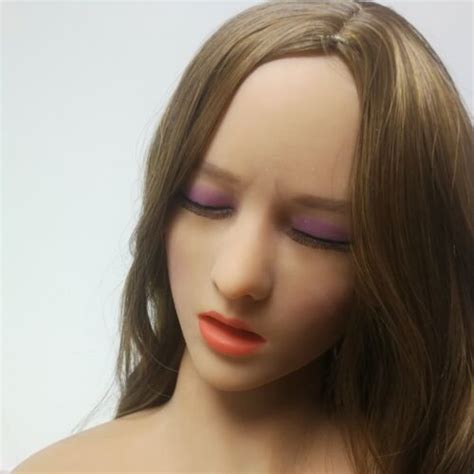 tpe sex doll head real oral sex close eyes adult love toys for men masturbators ebay
