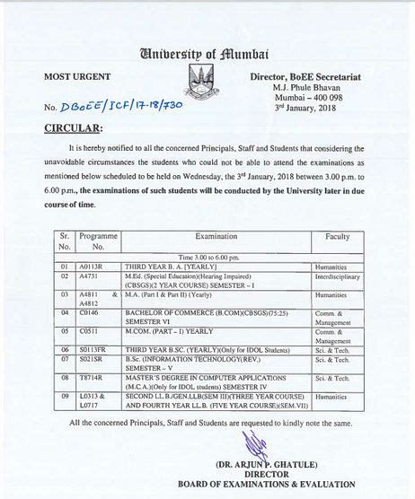 Maharashtra Bandh Mumbai University Issues Circular Says Re