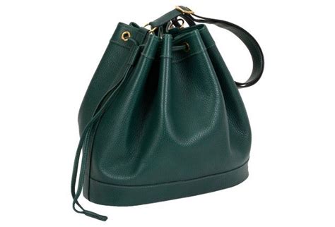Hermès Emerald Shoulder Bucket Bag Bucket Bag Bags Genuine Leather