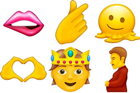 See All 37 New Emojis Including Beans Trolls Melting Face
