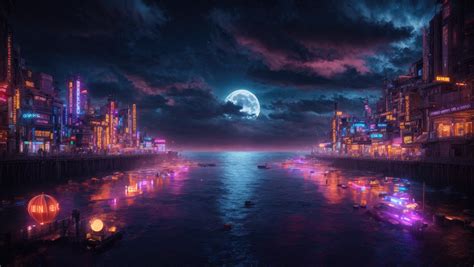 1360x768 A Glimpse Of Moon City Laptop Hd Hd 4k Wallpapers Images
