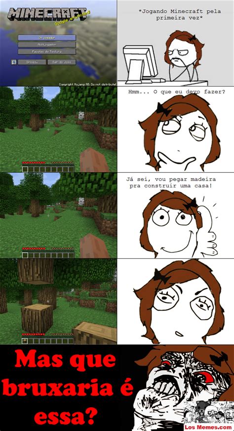 Los Memes Bruxaria Do Minecraft
