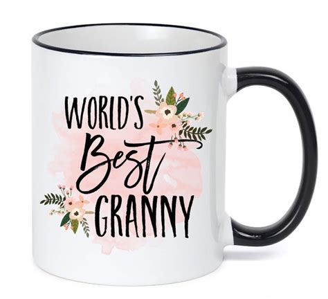 Worlds Best Granny Mug Granny Ts Granny Mug Etsy