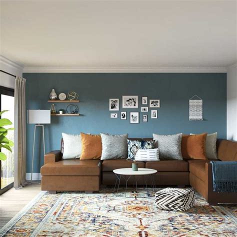 This client wanted a space where you kick up your feet, cozy together