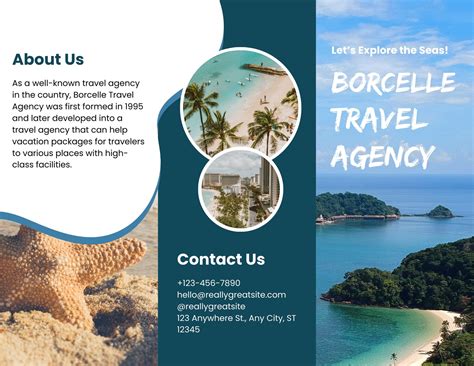 Travel Brochures Examples