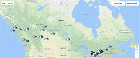 This Map Tracks Every Ufo Sighting Claimed In Canada Daily Hive Toronto