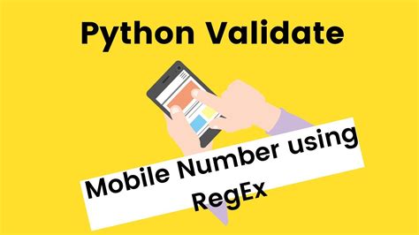Python Validate Mobile Number Using Regex Youtube