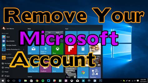 All the ways below are based on you have logged in with another administrator account. How to Sign Out From Microsoft Account in Windows 10 - YouTube