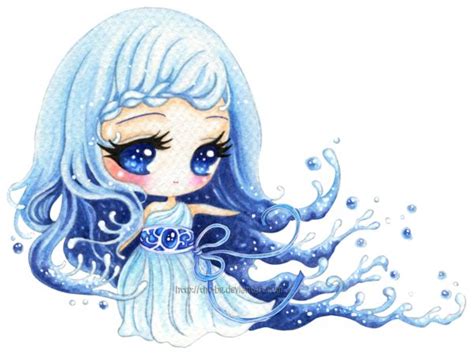 Well, teton wanted it, so i made it. Water Element | Girl in water, Water element, Cute chibi
