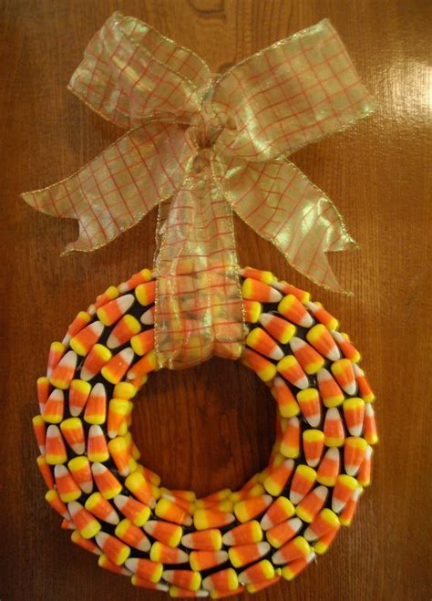 Scrapcandydesigns Candy Corn Wreath