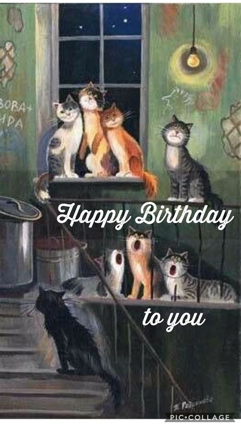 Pin By ɟŋaŋcɩى💎 On Happy Birthday With Images Cat Art Cat