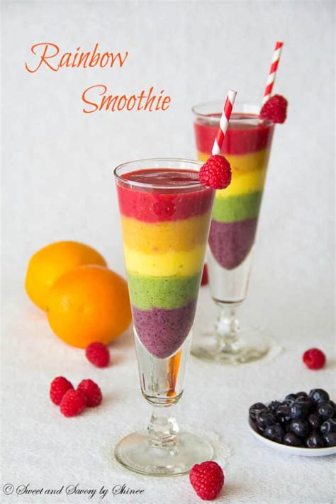 Smoothie foods to avoid during pregnancy…or not. Rainbow Smoothie ~Sweet & Savory by Shinee