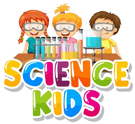 Niños De Ciencia Con Niños En El Laboratorio 1346880 Vector En Vecteezy