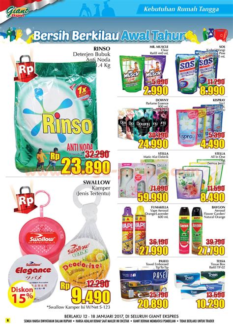 Tapi, giant memperpanjang periodenya agar anda bisa lebih lama memanfaatkan promo jsm ini: Katalog GIANT Promo GIANT EKSPRES Terbaru Periode 12 - 18 ...