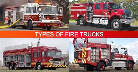 10 Types Of Fire Trucks With Pictures And Names Engineering Learn