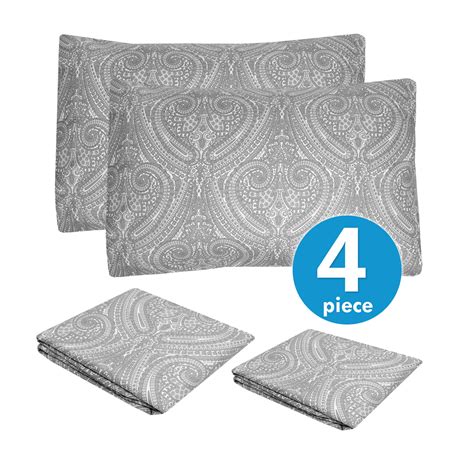 Shop 31 top sweet home collection sheets and earn cash back from retailers such as kohl's, macy's and walmart.com all in one place. Sweet Home Collection 1800 Count Gray Paisley Print 4 ...