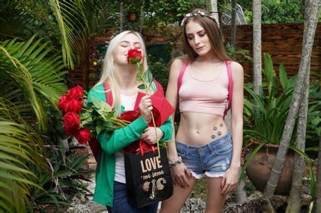 Skinny Brunette Kyler Quinn Loses Her Virginity On Valentines Day