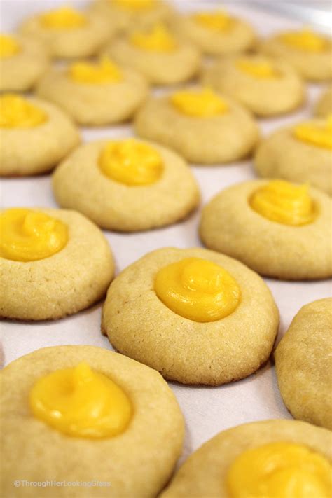 Lemon Curd Easy Thumbprint Cookie Recipe Through Her