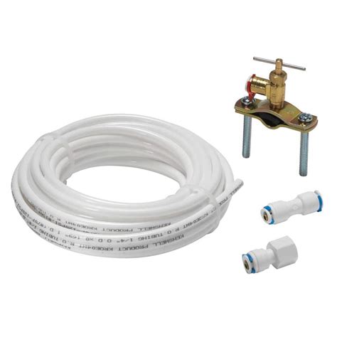 everbilt 1 4 in comp x 1 4 in comp x 25 ft push to connect poly ice maker installation kit