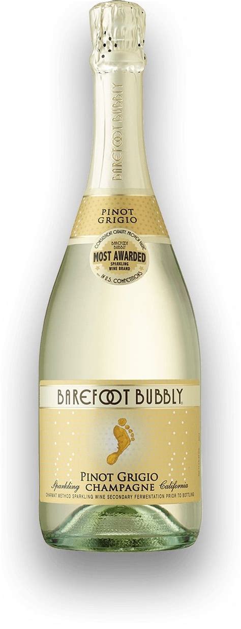 Barefoot Bubbly Pinot Grigio Wine Finder Bubbles Pinot Grigio
