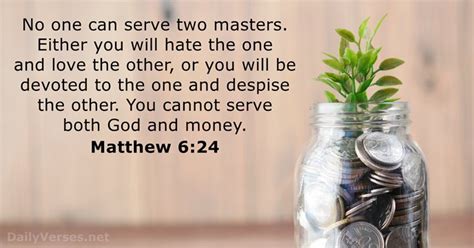 Matthew 624 Bible Verse