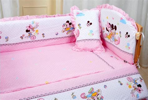 Disney mickey mouse baby gifts. Baby Minnie Mouse Crib Bedding Set - Home Furniture Design
