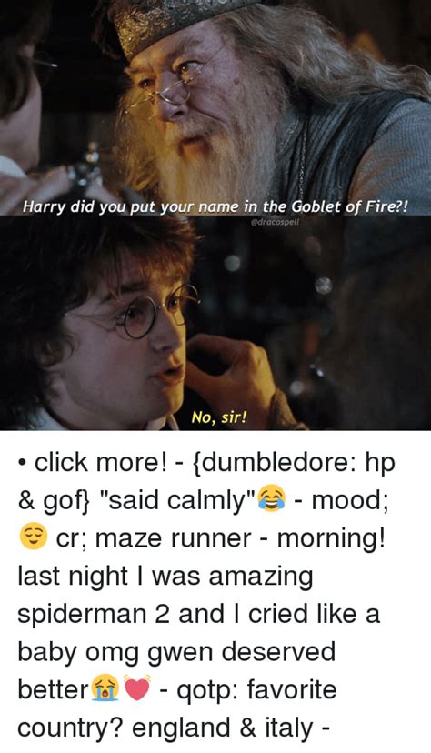 Dumbledore Goblet Of Fire Meme - 25+ Best Memes About Harry Did You Put Your Name in the Goblet of Fire