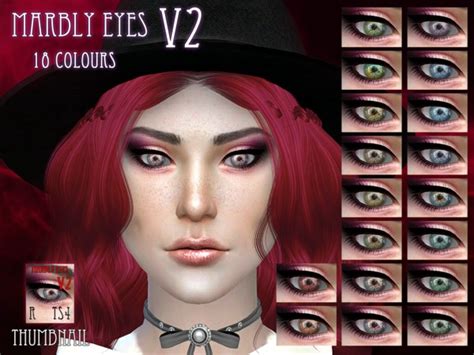 Marbly Eyes More Realistic Version By Remussirion At Tsr Sims 4 Updates