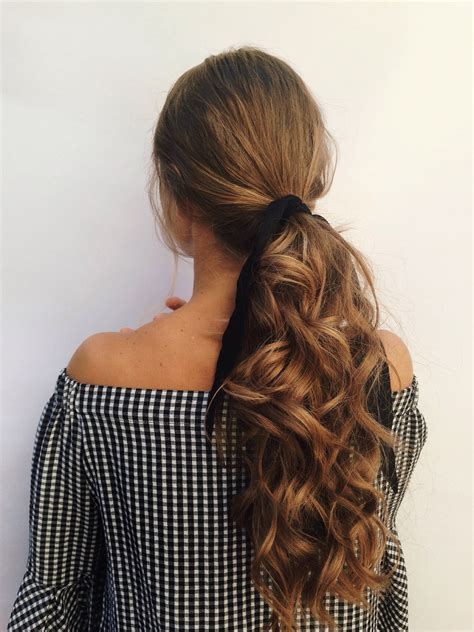 Curly Low Ponytail Low Ponytail About Hair Wavy Hair Brown Hair Off