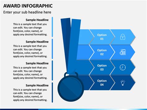 Award Infographic Powerpoint Template Ppt Slides
