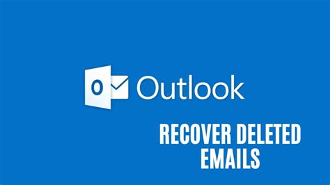 How To Recover Deleted Emails On Outlook 2021 Youtube