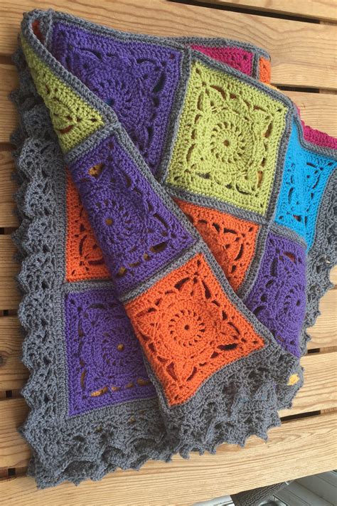 Learning Afghan Crochet Granny Square Crochet Pattern Crochet Square