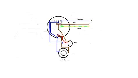 Outdoor lighting controller circuit diagram : I have an outdoor light with a PIR sensor and have got the ...