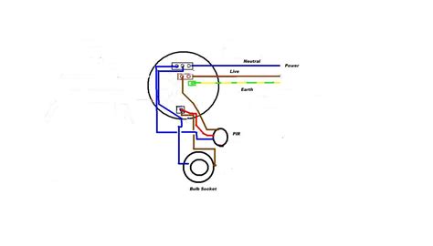 How to connect motion detector switch. I have an outdoor light with a PIR sensor and have got the ...